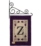 Classic Z Initial - Simply Beauty Interests Vertical Impressions Decorative Flags HG130026 Made In USA