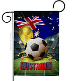 World Cup Australia - Sports Interests Vertical Impressions Decorative Flags HG190114 Made In USA