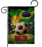 World Cup Brazil - Sports Interests Vertical Impressions Decorative Flags HG190116 Made In USA