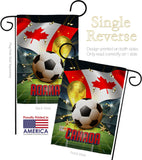 World Cup Canada - Sports Interests Vertical Impressions Decorative Flags HG190118 Made In USA