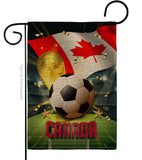 World Cup Canada - Sports Interests Vertical Impressions Decorative Flags HG190118 Made In USA