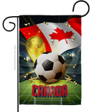 World Cup Canada - Sports Interests Vertical Impressions Decorative Flags HG190118 Made In USA