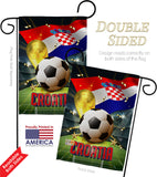 World Cup Croatia - Sports Interests Vertical Impressions Decorative Flags HG190120 Made In USA