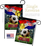 World Cup Croatia - Sports Interests Vertical Impressions Decorative Flags HG190120 Made In USA