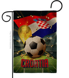World Cup Croatia - Sports Interests Vertical Impressions Decorative Flags HG190120 Made In USA