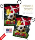 World Cup Denmark - Sports Interests Vertical Impressions Decorative Flags HG190121 Made In USA