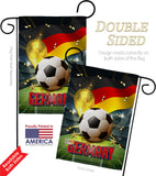 World Cup Germany - Sports Interests Vertical Impressions Decorative Flags HG190125 Made In USA