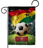 World Cup Ghana - Sports Interests Vertical Impressions Decorative Flags HG190126 Made In USA