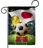 World Cup Japan - Sports Interests Vertical Impressions Decorative Flags HG190128 Made In USA