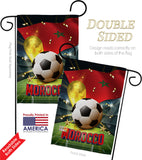 World Cup Morocco - Sports Interests Vertical Impressions Decorative Flags HG190130 Made In USA