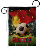 World Cup Morocco - Sports Interests Vertical Impressions Decorative Flags HG190130 Made In USA