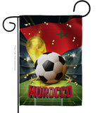 World Cup Morocco - Sports Interests Vertical Impressions Decorative Flags HG190130 Made In USA