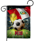 World Cup Peru - Sports Interests Vertical Impressions Decorative Flags HG190133 Made In USA