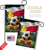 World Cup Poland - Sports Interests Vertical Impressions Decorative Flags HG190134 Made In USA