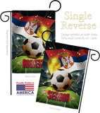 World Cup Serbia - Sports Interests Vertical Impressions Decorative Flags HG190139 Made In USA