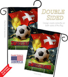 World Cup Switzerland - Sports Interests Vertical Impressions Decorative Flags HG190142 Made In USA