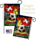 World Cup Switzerland - Sports Interests Vertical Impressions Decorative Flags HG190142 Made In USA