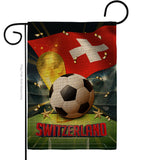 World Cup Switzerland - Sports Interests Vertical Impressions Decorative Flags HG190142 Made In USA