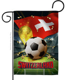 World Cup Switzerland - Sports Interests Vertical Impressions Decorative Flags HG190142 Made In USA