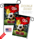 World Cup Tunisia - Sports Interests Vertical Impressions Decorative Flags HG190143 Made In USA