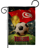 World Cup Tunisia - Sports Interests Vertical Impressions Decorative Flags HG190143 Made In USA