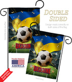 World Cup Ukraine - Sports Interests Vertical Impressions Decorative Flags HG190144 Made In USA