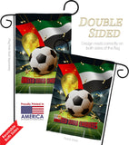 World Cup United Arab Emirates - Sports Interests Vertical Impressions Decorative Flags HG190145 Made In USA