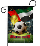 World Cup United Arab Emirates - Sports Interests Vertical Impressions Decorative Flags HG190145 Made In USA