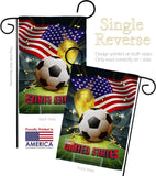 World Cup United States - Sports Interests Vertical Impressions Decorative Flags HG190146 Made In USA