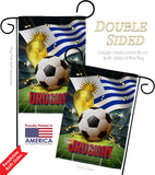 World Cup Uruguay - Sports Interests Vertical Impressions Decorative Flags HG190147 Made In USA