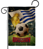 World Cup Uruguay - Sports Interests Vertical Impressions Decorative Flags HG190147 Made In USA