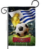 World Cup Uruguay - Sports Interests Vertical Impressions Decorative Flags HG190147 Made In USA