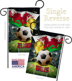 World Cup Wales - Sports Interests Vertical Impressions Decorative Flags HG190148 Made In USA