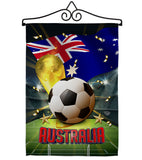 World Cup Australia - Sports Interests Vertical Impressions Decorative Flags HG190114 Made In USA