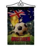 World Cup Australia - Sports Interests Vertical Impressions Decorative Flags HG190114 Made In USA