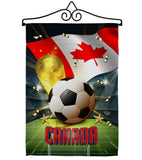 World Cup Canada - Sports Interests Vertical Impressions Decorative Flags HG190118 Made In USA