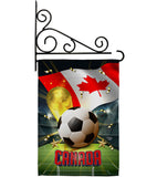 World Cup Canada - Sports Interests Vertical Impressions Decorative Flags HG190118 Made In USA