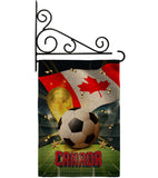 World Cup Canada - Sports Interests Vertical Impressions Decorative Flags HG190118 Made In USA