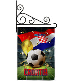 World Cup Croatia - Sports Interests Vertical Impressions Decorative Flags HG190120 Made In USA