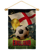 World Cup England - Sports Interests Vertical Impressions Decorative Flags HG190123 Made In USA