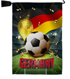 World Cup Germany - Sports Interests Vertical Impressions Decorative Flags HG190125 Made In USA