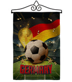 World Cup Germany - Sports Interests Vertical Impressions Decorative Flags HG190125 Made In USA