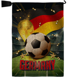 World Cup Germany - Sports Interests Vertical Impressions Decorative Flags HG190125 Made In USA