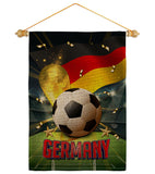 World Cup Germany - Sports Interests Vertical Impressions Decorative Flags HG190125 Made In USA