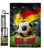 World Cup Germany - Sports Interests Vertical Impressions Decorative Flags HG190125 Made In USA