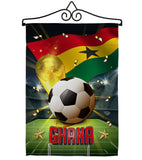 World Cup Ghana - Sports Interests Vertical Impressions Decorative Flags HG190126 Made In USA