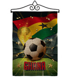 World Cup Ghana - Sports Interests Vertical Impressions Decorative Flags HG190126 Made In USA