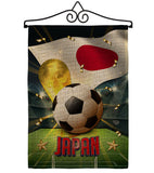 World Cup Japan - Sports Interests Vertical Impressions Decorative Flags HG190128 Made In USA