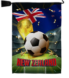 World Cup New Zealand - Sports Interests Vertical Impressions Decorative Flags HG190132 Made In USA