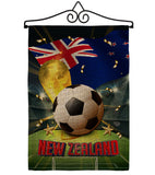 World Cup New Zealand - Sports Interests Vertical Impressions Decorative Flags HG190132 Made In USA